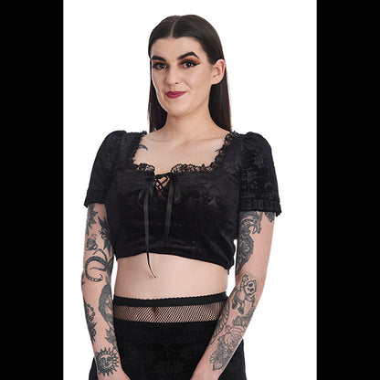 Banned Chandelier round neck top