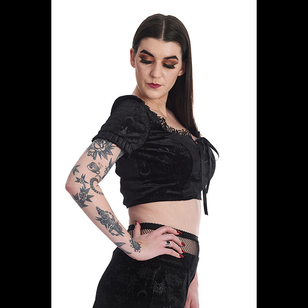 Banned Chandelier round neck top