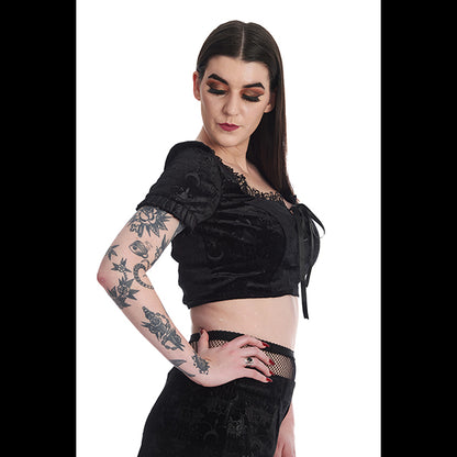 Banned Chandelier round neck top