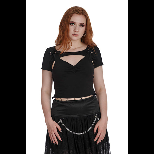 Banned Lunar Serenade cut-out top