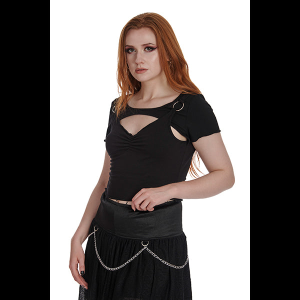 Banned Lunar Serenade cut-out top