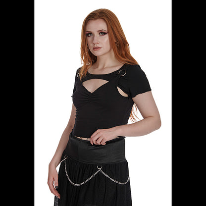 Banned Lunar Serenade cut-out top