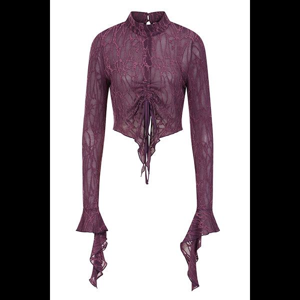 Banned Abyssia top (aubergine)