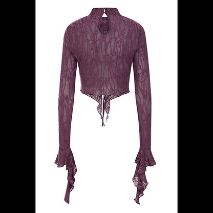 Banned Abyssia top (aubergine)