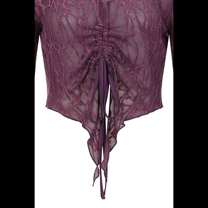 Banned Abyssia top (aubergine)