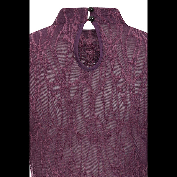 Banned Abyssia top (aubergine)