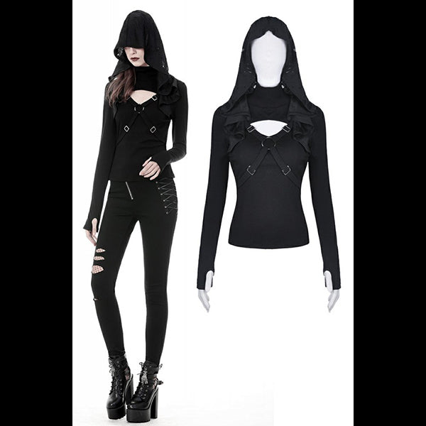 Dark In Love 'Briar' hooded top
