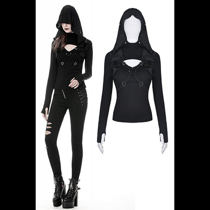 Dark In Love 'Briar' hooded top