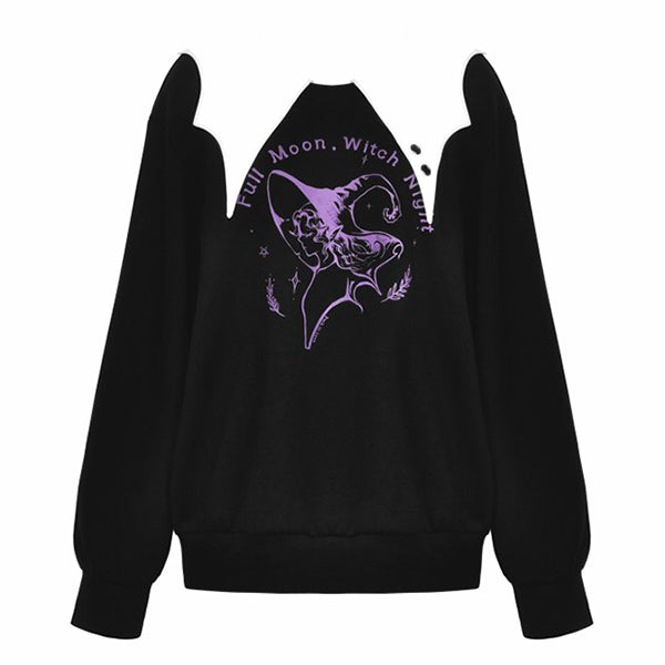 Dark In Love 'Agnes' bat-neck sweatshirt