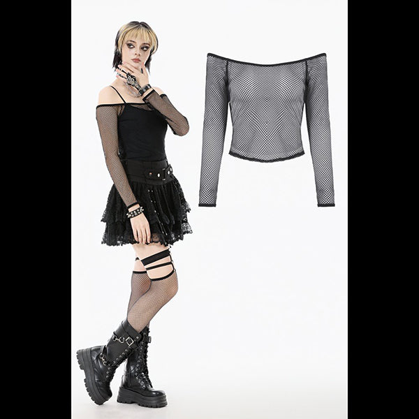 Dark In Love Punk Versatile top Lamia
