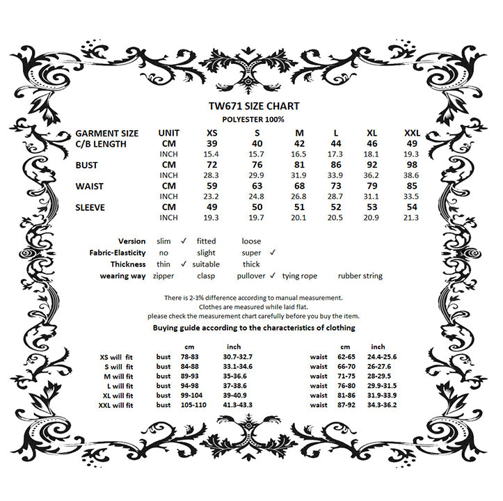 Dark In Love Punk Versatile top Lamia