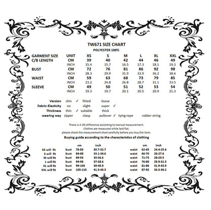 Dark In Love Punk Versatile top Lamia