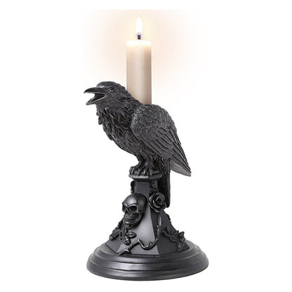 Alchemy Poe's Raven candle holder