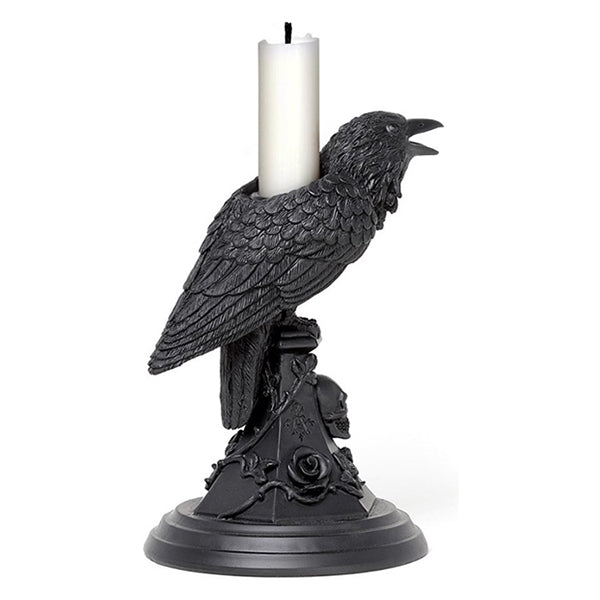 Alchemy Poe's Raven candle holder