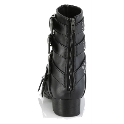 Demonia WARLOCK-70 calf high winklepicker boots