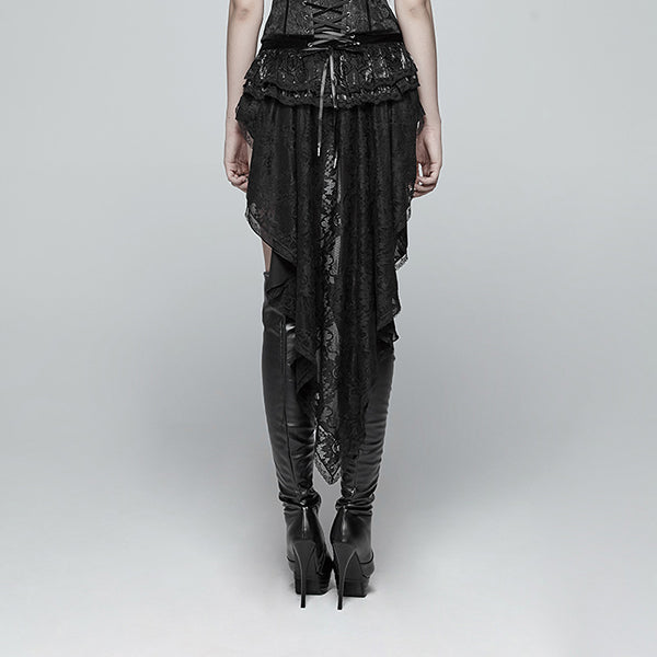 Punk Rave 'Nightshade' swallow-tail bloomers/shorts