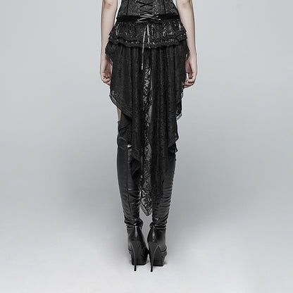 Punk Rave 'Nightshade' swallow-tail bloomers/shorts