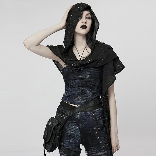 Punk Rave 'Astrum' hooded scarf