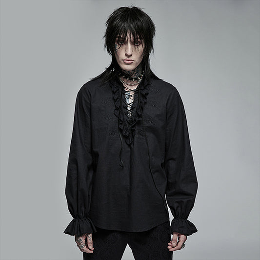 Punk Rave 'Balthazar' black shirt