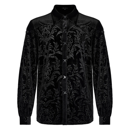 Punk Rave 'Damask' poet shirt
