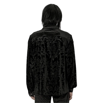 Punk Rave 'Damask' poet shirt