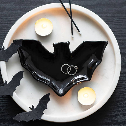 Something Different Black Bat trinket dish
