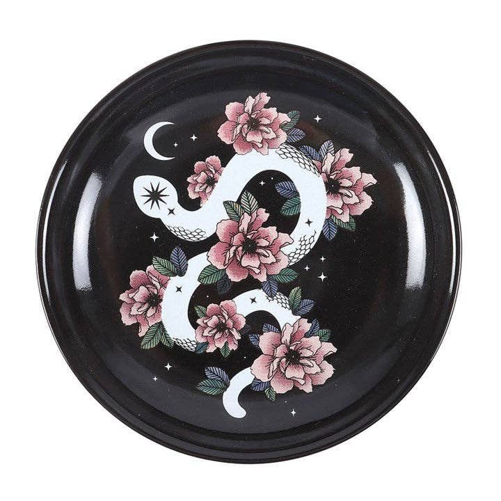 Something Different Floral Snake trinket dish