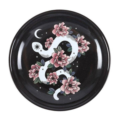Something Different Floral Snake trinket dish