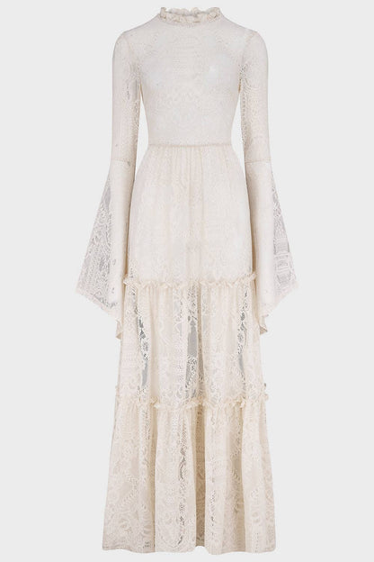 Hecate Lace Maxi Dress [IVORY]