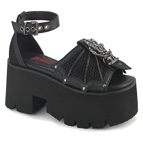 DemoniaCult ASHES-11 platform sandals