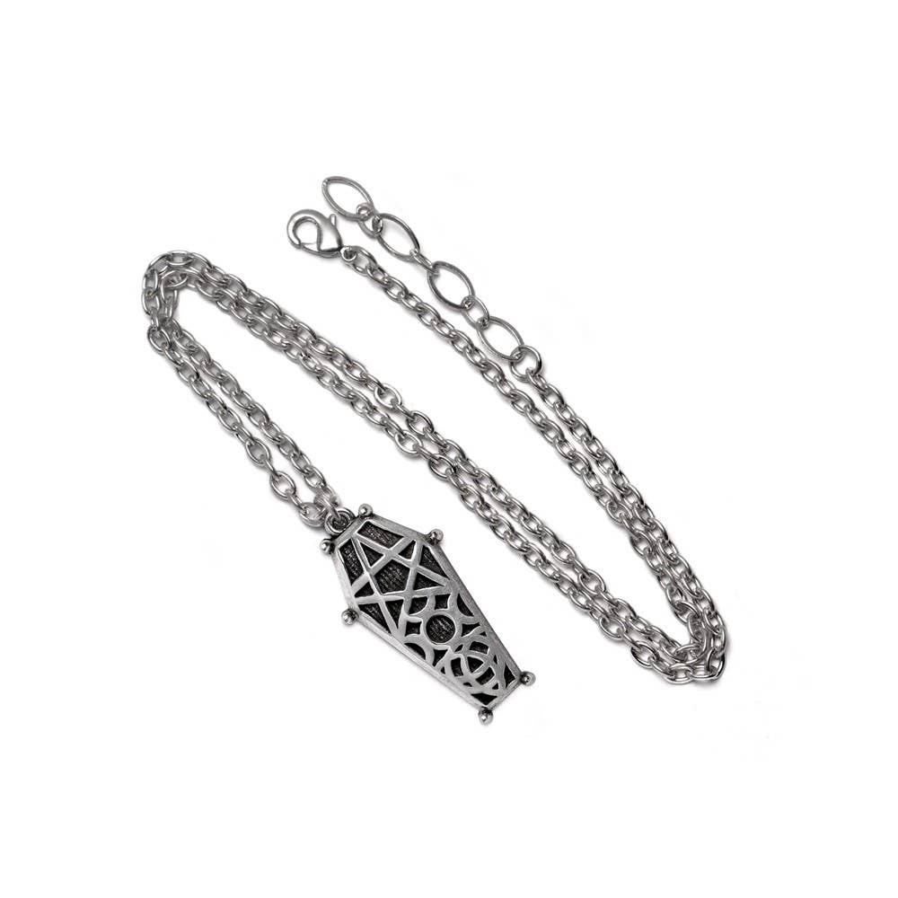 Hex Coffin Pendant