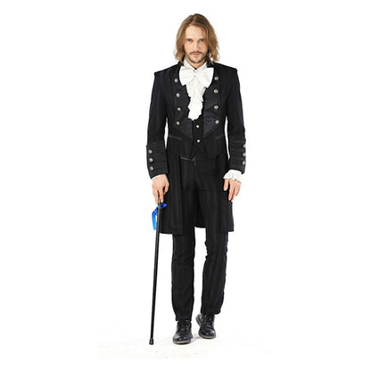 Pentagramme Jourdain mid-length jacket (black)
