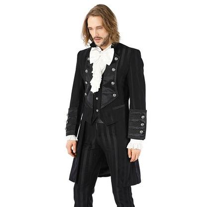 Pentagramme Jourdain mid-length jacket (black)