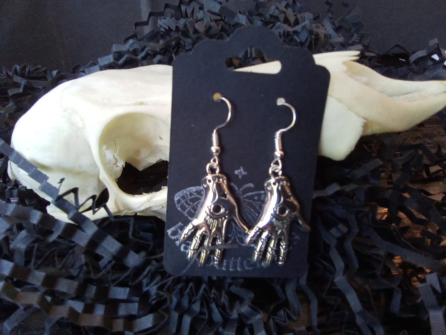 Blacbutterflies Palmistry earrings